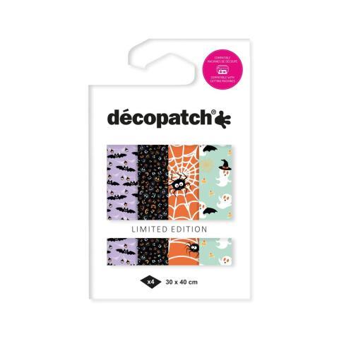 LOT DE 6 - ASSORTIMENT DE 4 PAPIERS FOIL NOËL - HALLOWEEN - ASSORTIMENT