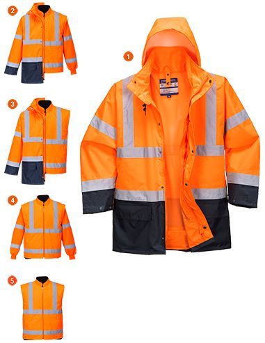 Parka haute visibilité 5/1  - réf.  Ghv3712_0