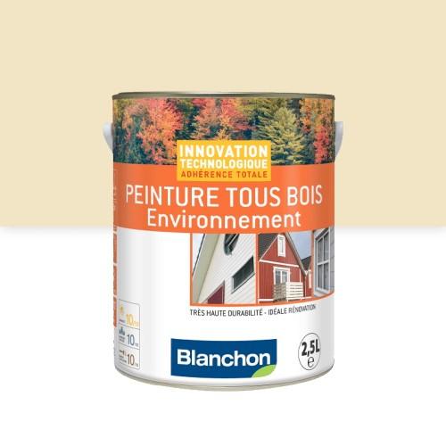 PEINTURE MICROPOREUSE - IVOIRE 1015 - 2,5 L - TOUS BOIS ENVIRONNEMENT BLANCHON