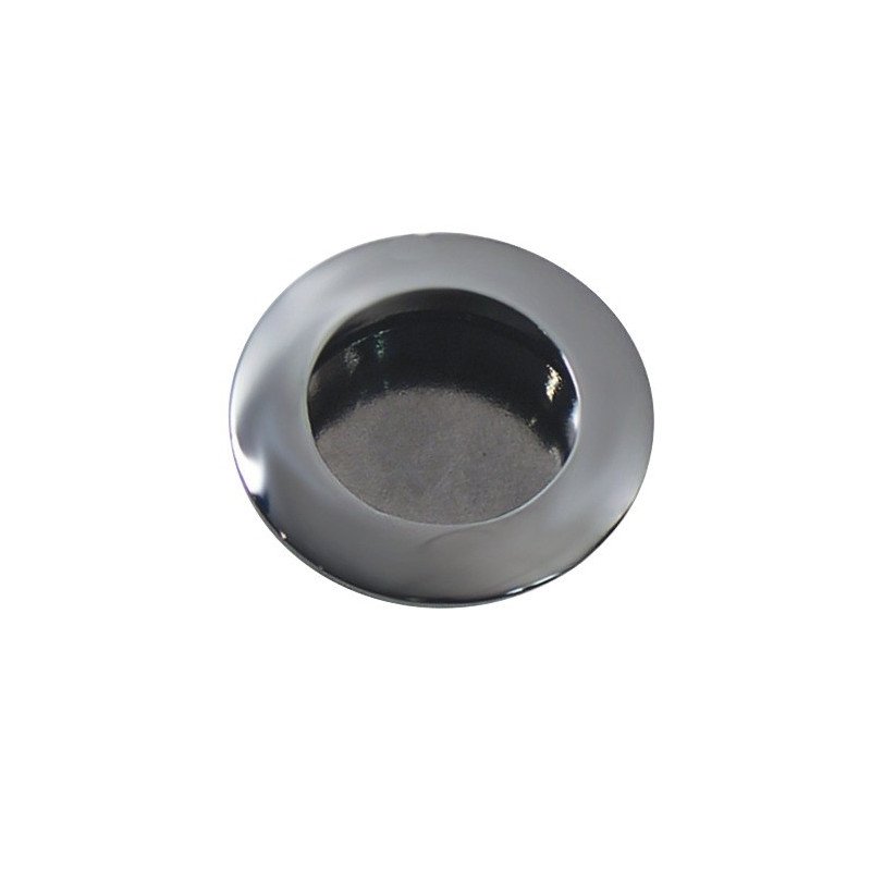 POIGNÉE À ENCASTRER RONDE DIAMÈTRE 40MM ZAMAK CHROMÉ MATE - CADAP - P0035/37S