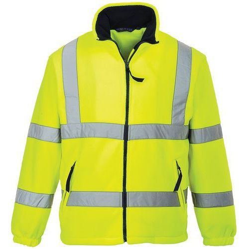 VESTE POLAIRE HAUTE VISIBILITÉ DOUBLÉE F300 JAUNE XXL - PORTWEST
