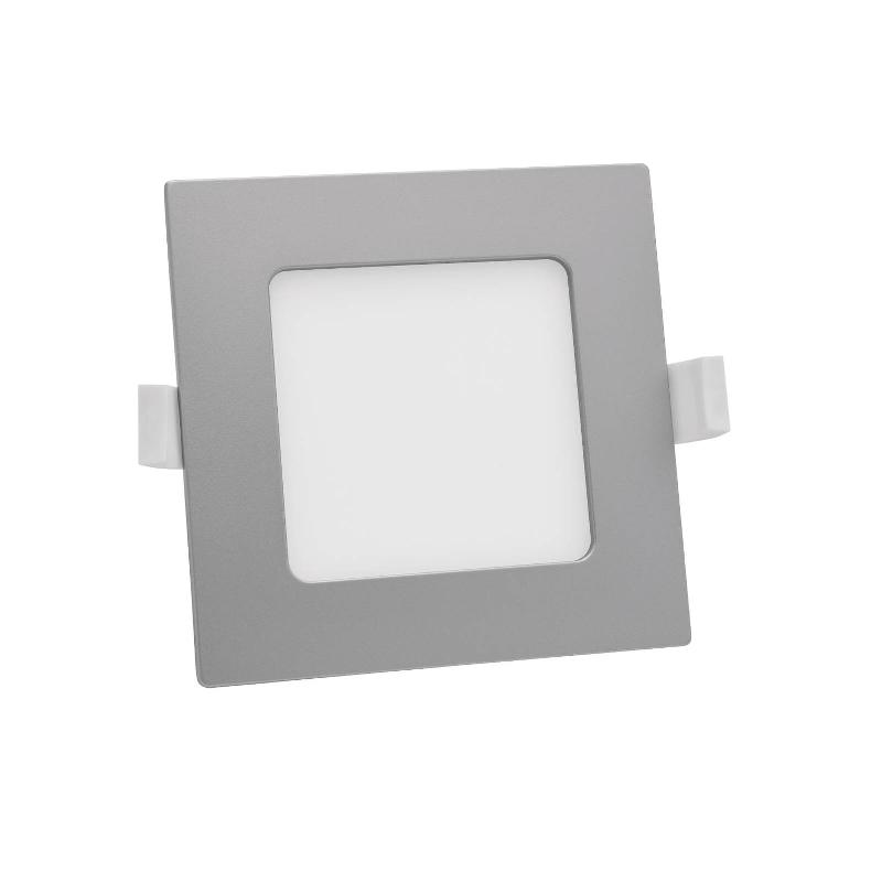 PRIOS LAMPE ENCASTRABLE LED HELINA, ARGENT, 22 CM, 24 W, INTENSITÉ VARIABLE