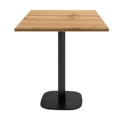 Restootab - Table 70x70cm - modèle Round snack chene armor - marron TB-ROUKT-7070M-CH.ARM_0