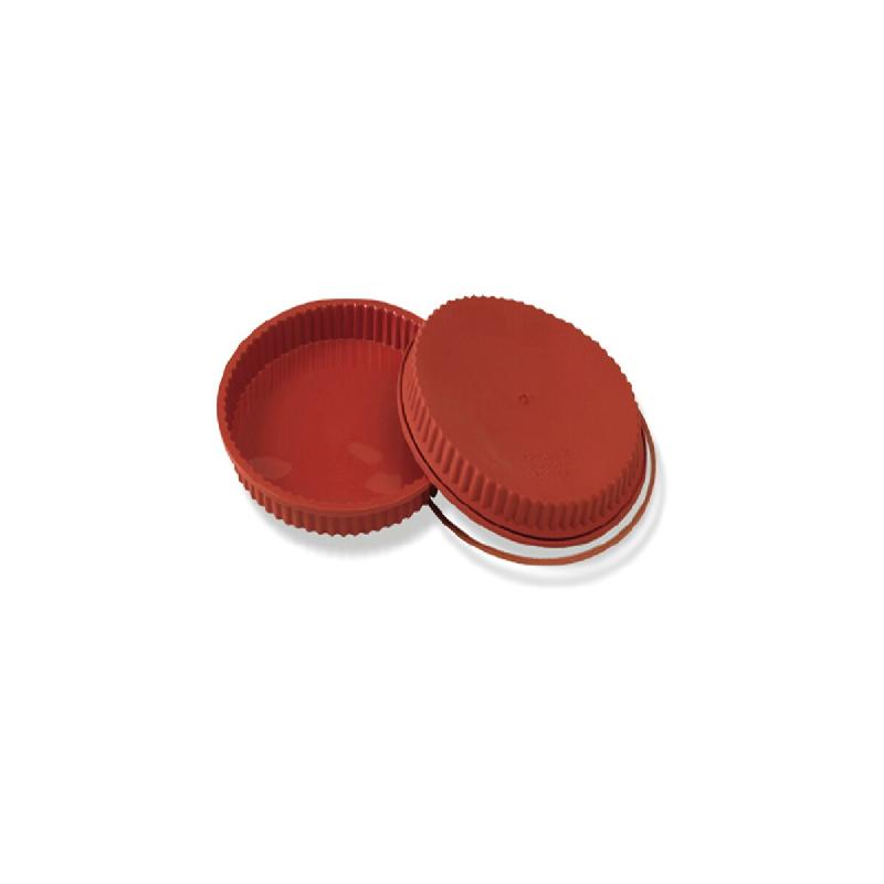 Schneider - moules à gâteaux individuels, dentelés, Ø 280 mm, hauteur : 30 mm - rouge silicone 115046_0