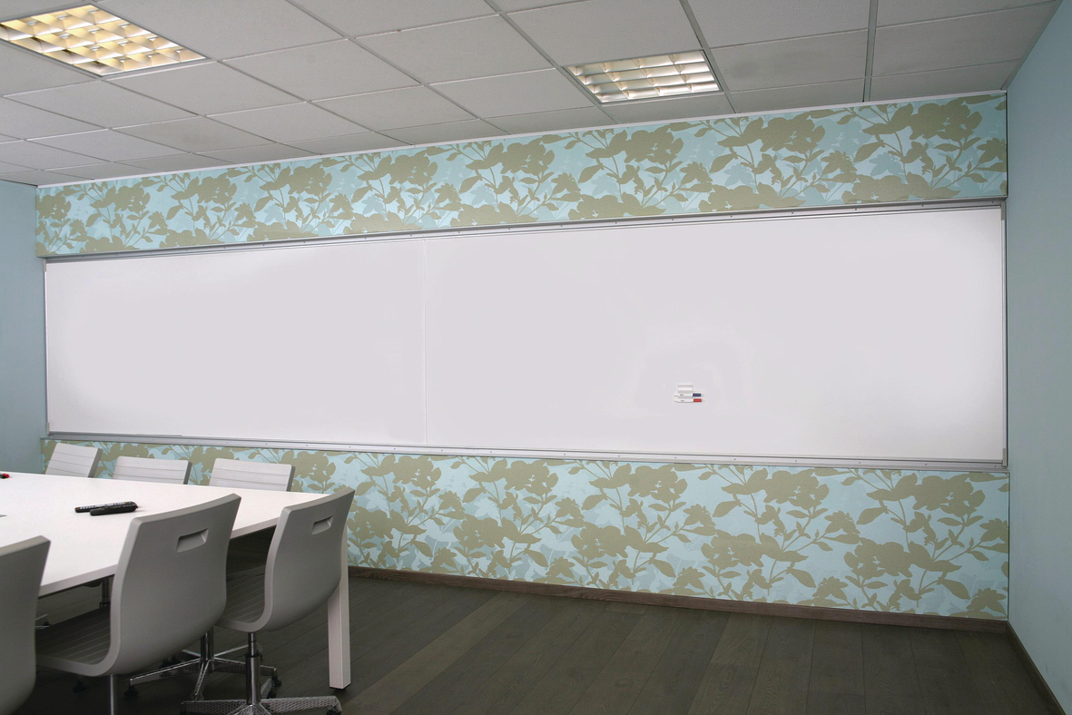 TABLEAU BLANC HORIZON 120X400 SPÉCIAL VIDÉOPROJECTEUR - E3
