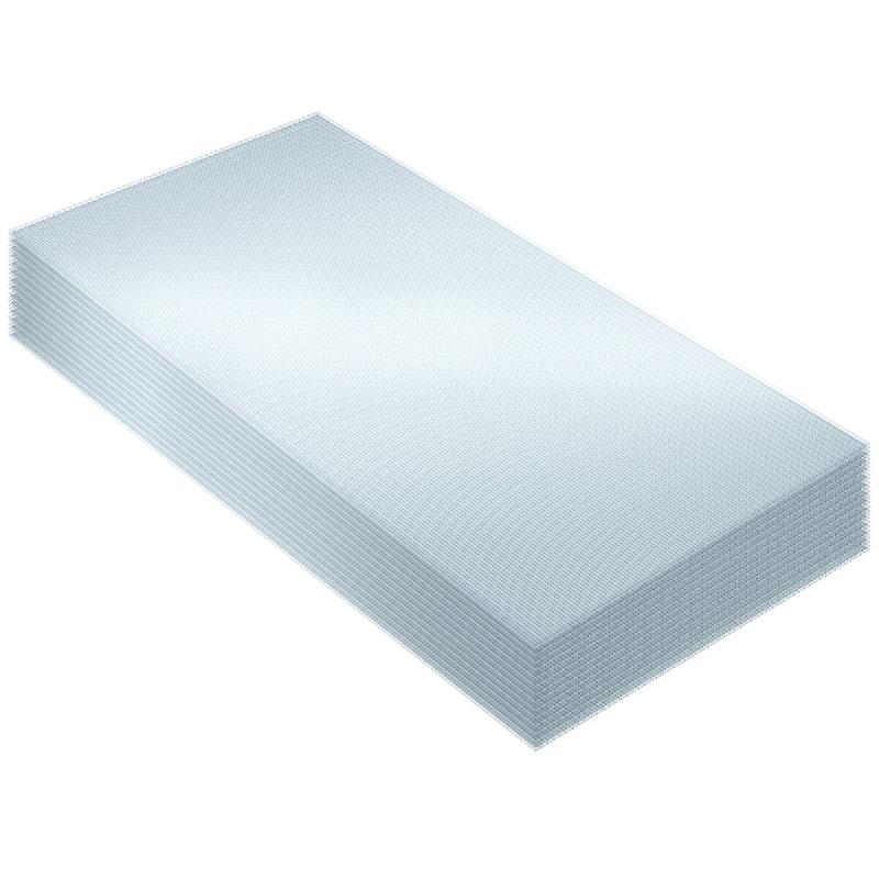 TecTake GmbH tectake Plaques doubles SHINY en polycarbonate découpables 121 x 60,5 x 0,4 cm Blanc Transparent - transparent multi-matériau 406251_0