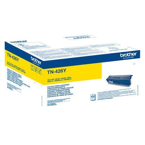 TONER BROTHER TN426 TRÈS HAUTE CAPACITÉ JAUNE POUR IMPRIMANTE LASER - TONER AUTHENTIQUE