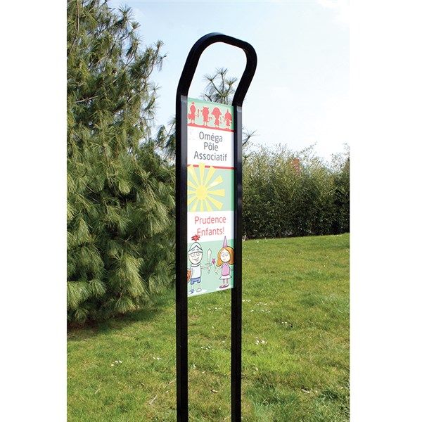 Totem signalétique - Direct Signalétique - École - Acier galvanisé anti-UV 5 ans_0