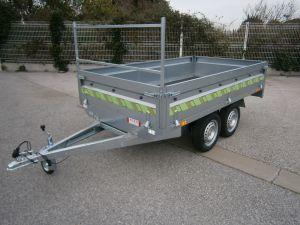 Remorque utilitaire 263x145x40 cm - 2 essieux - Nordika 262 - PTAC 500 kg_0