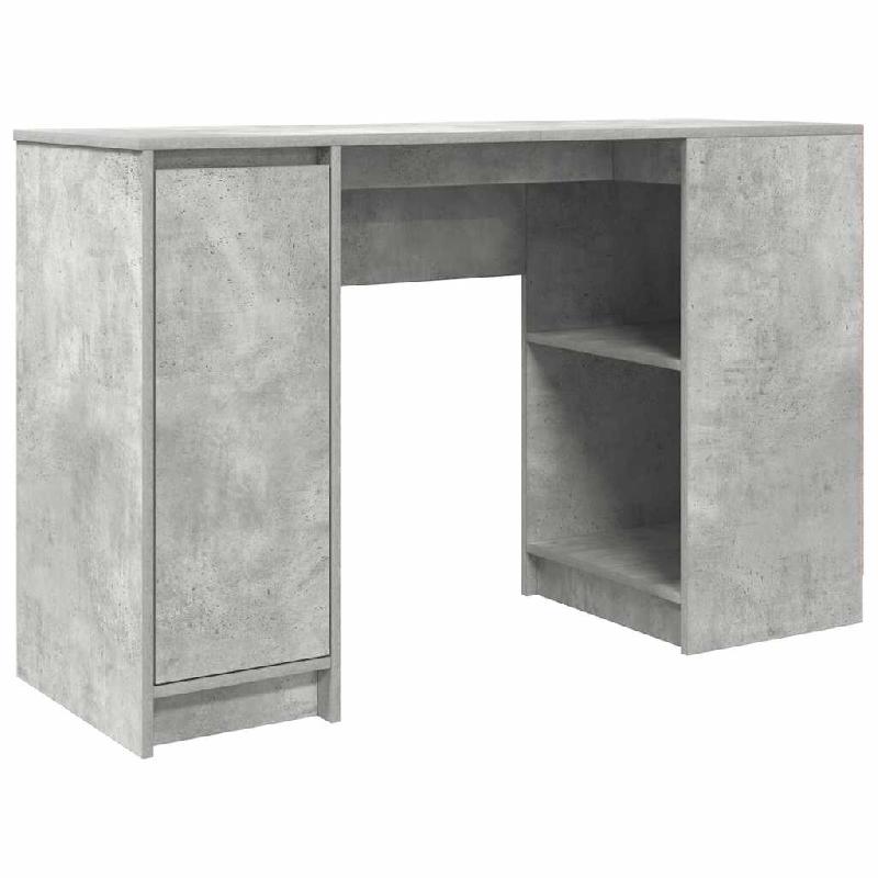 VidaXL Bureau gris béton 120x42x76 cm bois d'ingénierie Modèle Vega Master Logic - 861817_0