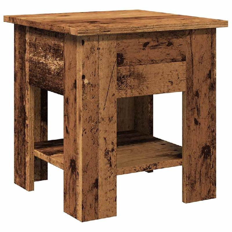 VidaXL Table basse vieux bois 40x40x42 cm bois d'ingénierie Modèle Grandezza Plus - 856798_0