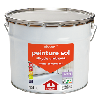Peinture décorative monocomposant pour sols - Vitosol Alkyde Uréthane - VITOPAINT - Réf. AG01889_0