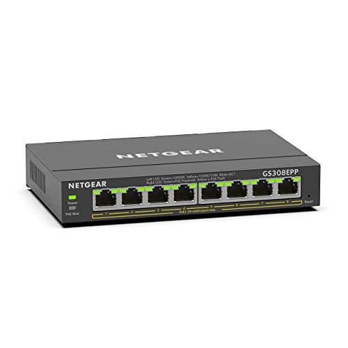 NETGEAR GS308EPP GÉRÉ L2/L3 GIGABIT ETHERNET (10/100/1000) NOIR CONNEX_0