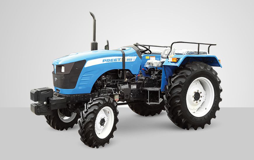955 tracteur agricole - preet - 4 roues motrices 50 tracteur hp_0