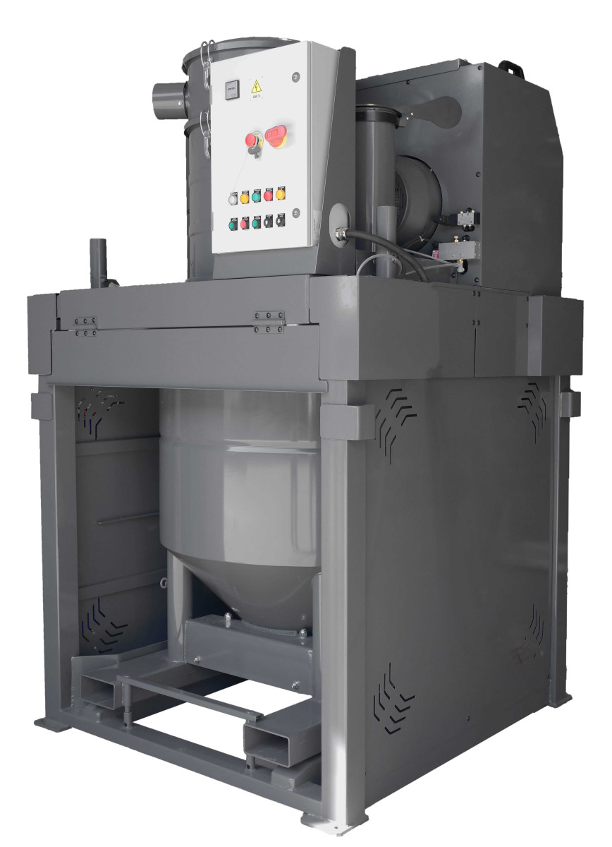 Aspirateur industriel centralisé haut vide avec pompe à lobe - Gamme RDHV - Certifié Atex_0