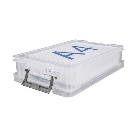 BOÎTE DE RANGEMENT PLASTIQUE 5,5 L WHITEFURZE ALLSTORE - INCOLORE
