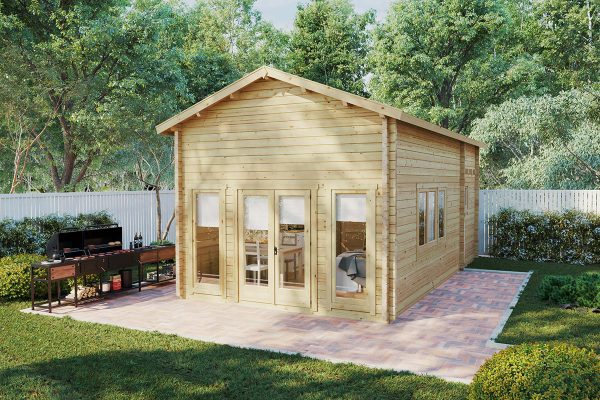 Bungalow 27m2 en bois kit_0