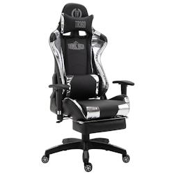 CLP Fauteuil de bureau Turbo XL en similicuir Noir / Blanc/Similicuir (métallique) - blanc polyester 310497_0
