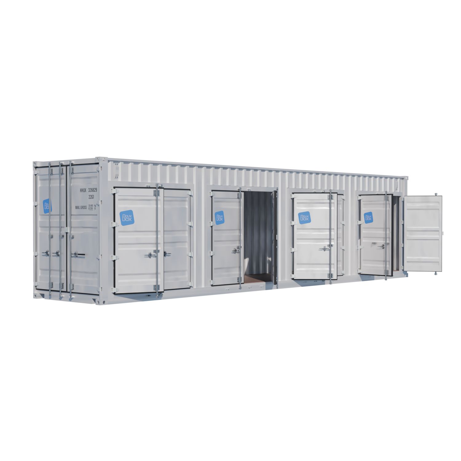 Container maritime 4-Box 40 pieds High Cube 1er voyage_0