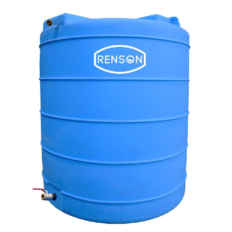 Cuve de stockage eau 13000L verticale pré-équipée - Polyéthylène rotomoulé anti-UV - Marque Renson_0