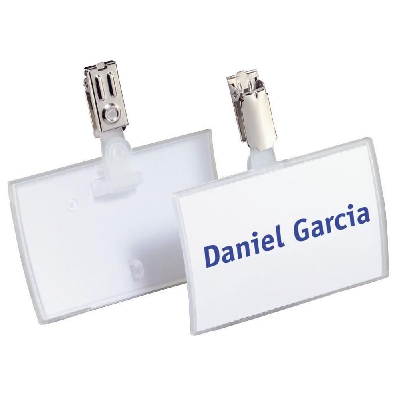 DURABLE BADGE PLIABLE DURABLE CLICK FOLD CLIP - BOÎTE DE 25