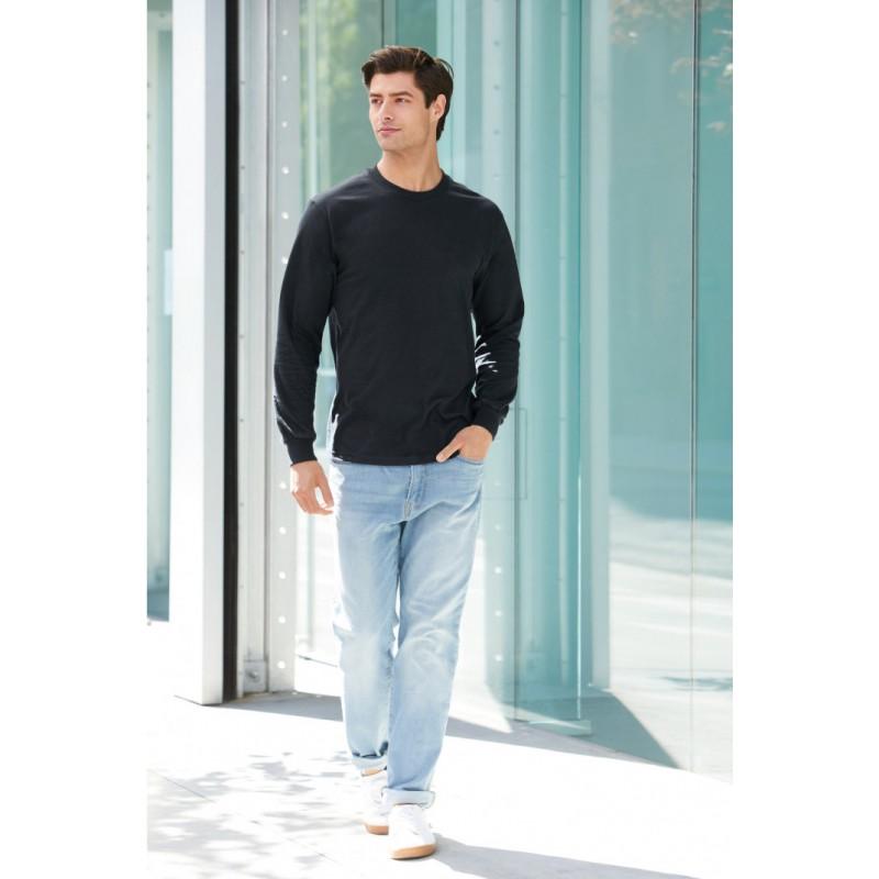 GIH400 - T-shirt Hammer manches longues - 100% coton - coupe ample et étiquette détachable_0