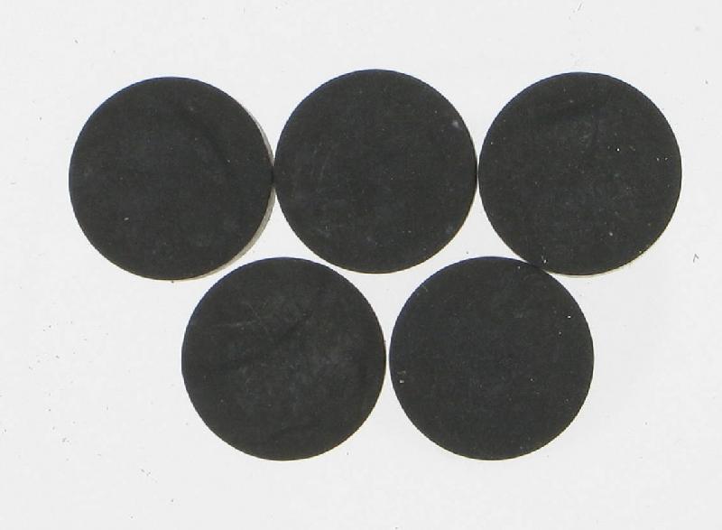 Lot de 5 clapets pleins COMAP - caoutchouc - pour robinets - 7x10,4 cm_0