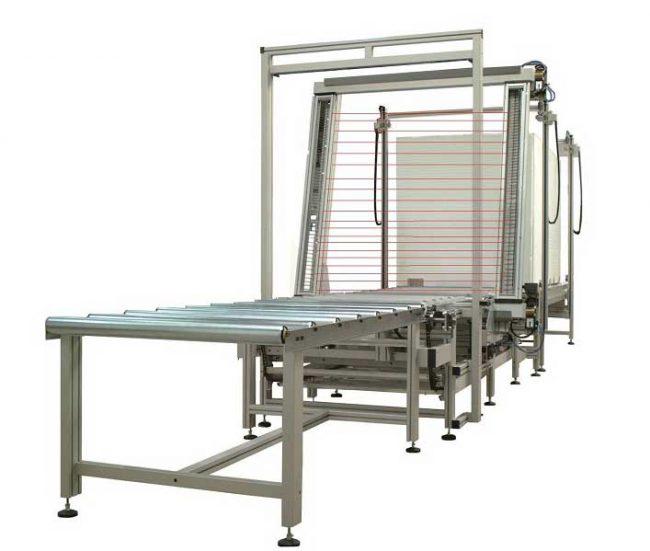 Machine de délignage - Découpe au fil chaud pour blocs de polystyrène jusqu'à 6000x1200x1200mm - Cadre 40 fils horizontaux et 10 fils verticaux inclinés_0