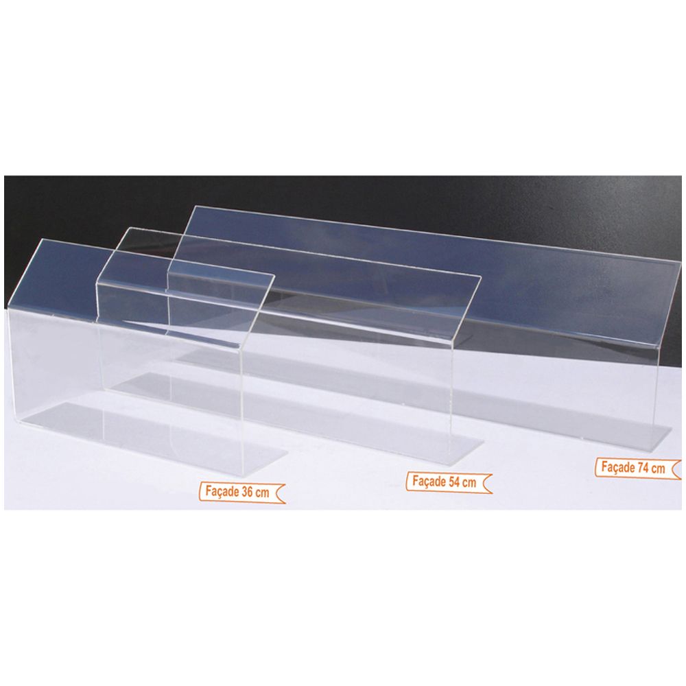 Protection plexiglass épaisseur 4 mm f.36 x p.10 x ht 20_0