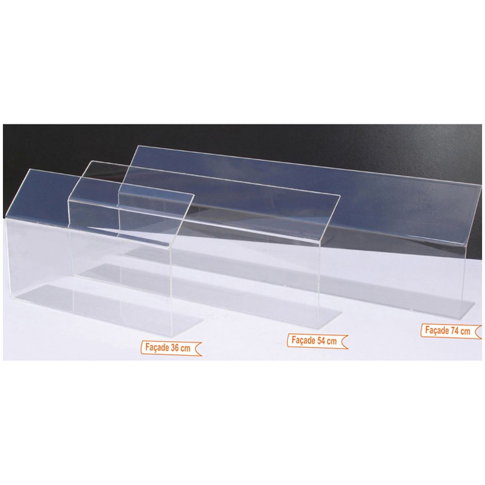 Protection plexiglass - épaisseur 4 mm - dimensions 36 x 10 x 20 cm - modèle PROSV/36_0