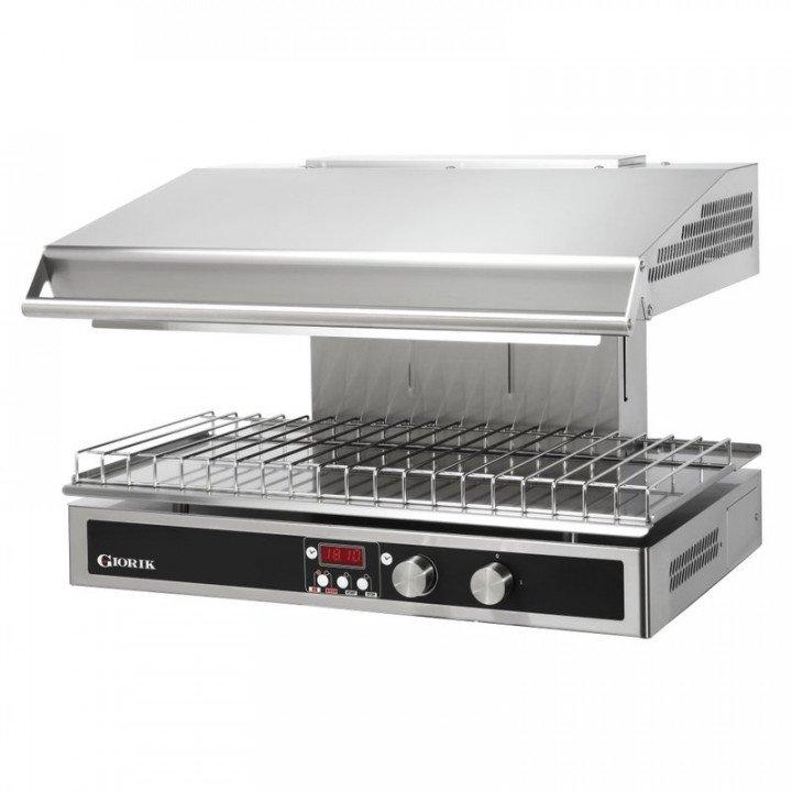 Salamandre plafond mobile, commandes électroniques, 4 foyers, surface de cuisson 725 x 358 mm_0