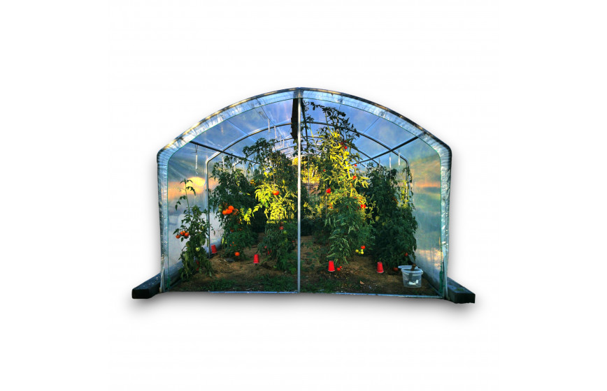 Serre tunnel pour potager