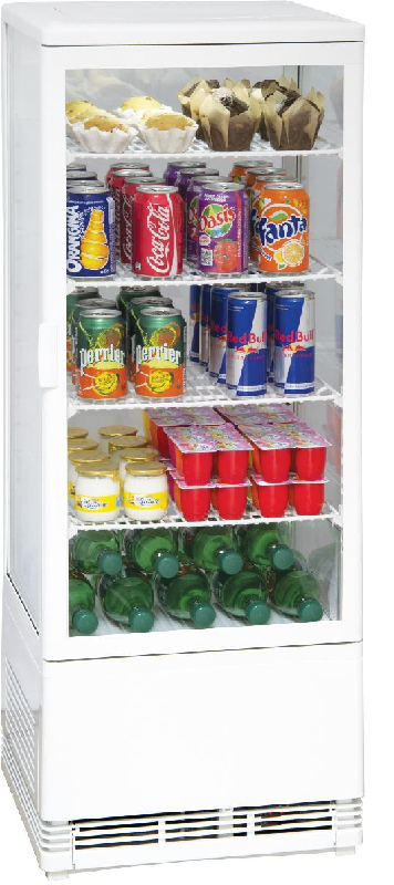 Vitrine réfrigérée positive 98 litres_0