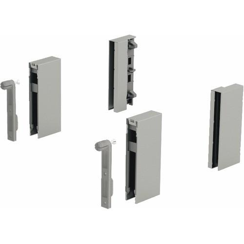 ADAPTATEURS DESIGNSIDE POUR TIROIR ARCITECH-H92 MM-ARGENT HETTICH