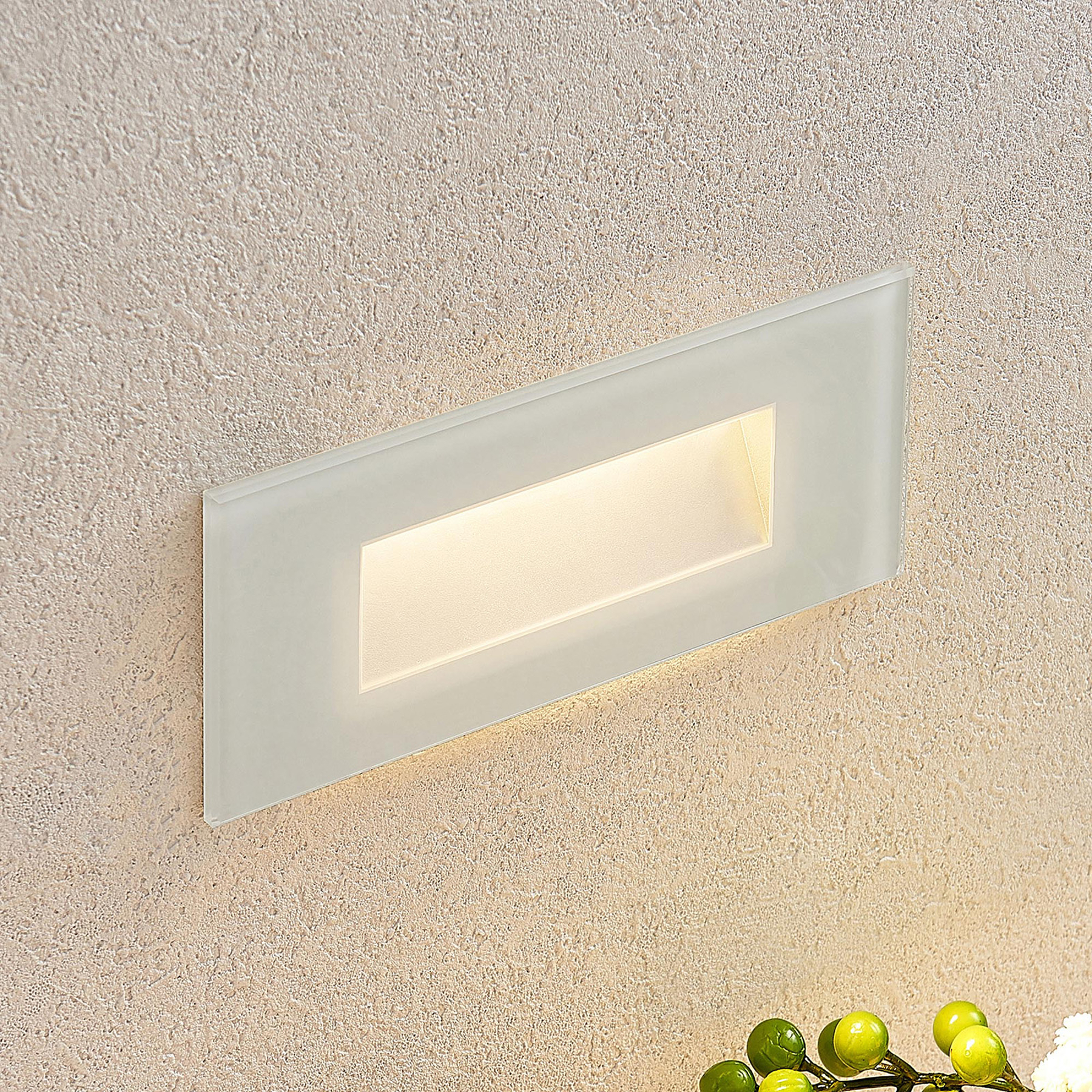 LUCANDE APPLIQUE ENCASTRABLE LED JODY, 19 CM
