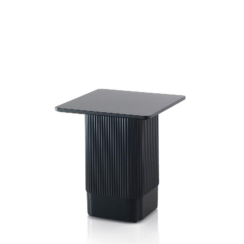 AQA Design Table basse RIO en abs et mdf noir L.40 P.40 H.45 MP03095 - noir Bois manufacturé MP03095_0