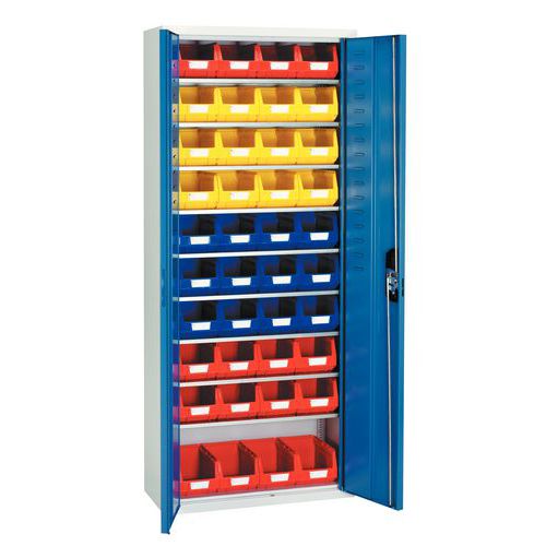 ARMOIRE 1690X700X300 + PORTE 9 TAB ET 40 BAC S KA3