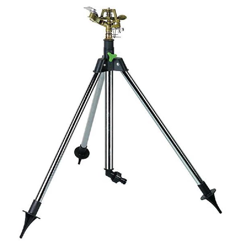 Arroseur cracheur métallique sur trépied PRA-AB-1416 - réglable de 52 à 82 cm - surface jusqu'à 500 m²_0