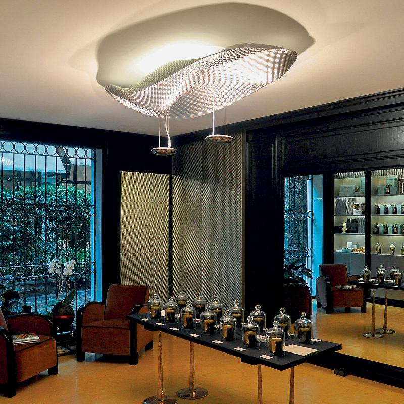 ARTEMIDE COSMIC ANGEL PLAFONNIER, CHROMÉ