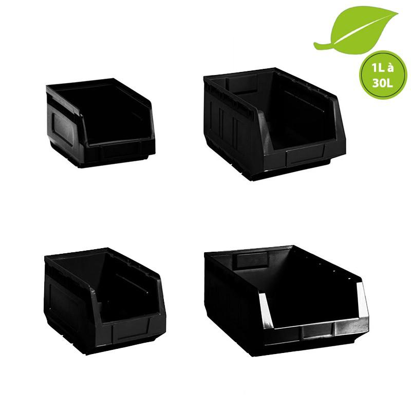 Bacs à bec recyclés Rolléco - Capacité 1L, empilables et personnalisables pour ateliers_0