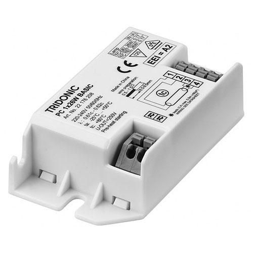 Ballast electronique pc 1x18 w basic tridonic_0