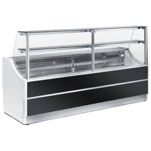 BANQUE ALIMENTAIRE AVEC RÉSERVE RÉFRIGÉRÉE VITRE DROITE SASHA - 1500 MM