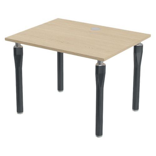 BUREAU NOGA 100 X 80 CM CHÊNE ANTHRACITE