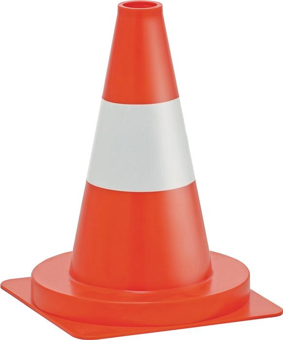 Cône de signalisation - Hauteur 305 mm - Empilable - Poids 0,4 kg - Dimensions 23 x 23 cm_0