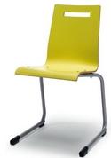 Chaise Mareva - coque stratifiée avec passage de main - châssis appui sur table époxy_0