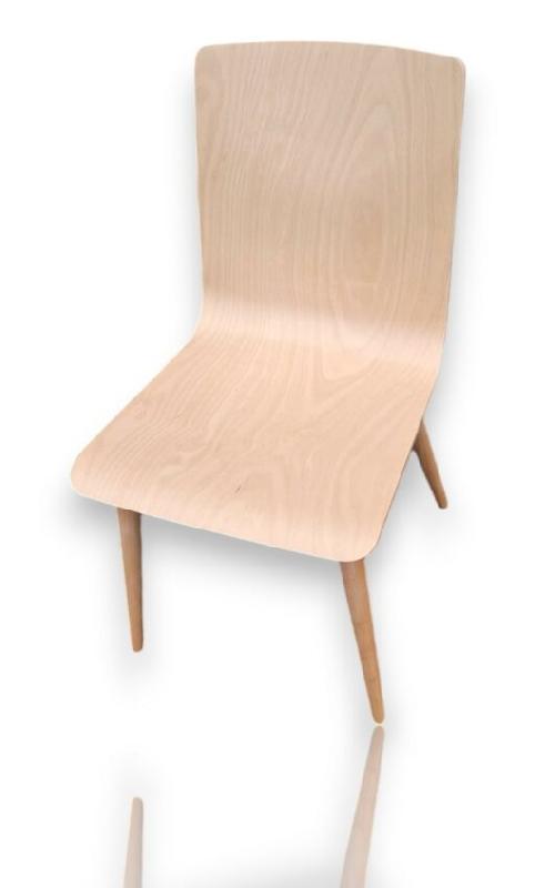 Chaise pour salle à manger d'occasion Scaun SM1 en bois naturel - hêtre massif - ergonomique et polyvalente_0