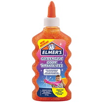 COLLE À PAILLETTES 'GLITTER GLUE', 177 ML, ORANGE - LOT DE 3