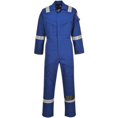 COMBINAISON FLAMME RÉSISTANT ANTISTATIQUE FR50 BLEU 4XL - PORTWEST