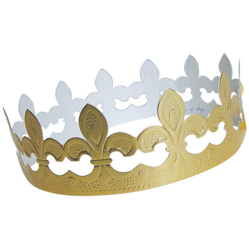 COURONNE DES ROIS FLEUR DE LYS OR X 100 FIRPLAST