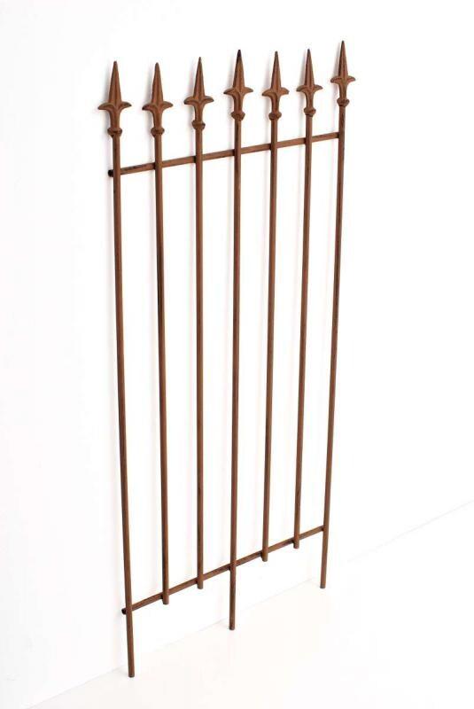 Décoshop26 - Treillis support pour plantes grimpantes décoration de jardin en métal marron vieilli 10_0003873 - métal 3000251821772_0